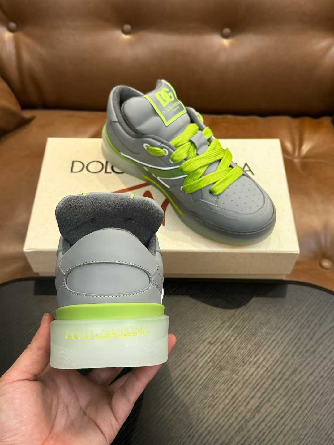 Neon Edge Luxe Street Sneakers