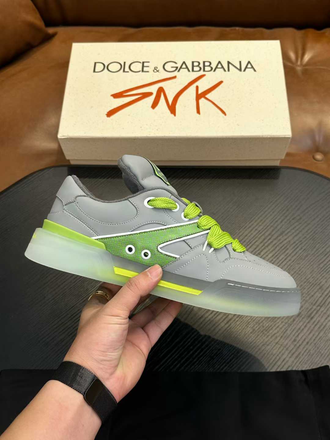 Neon Edge Luxe Street Sneakers