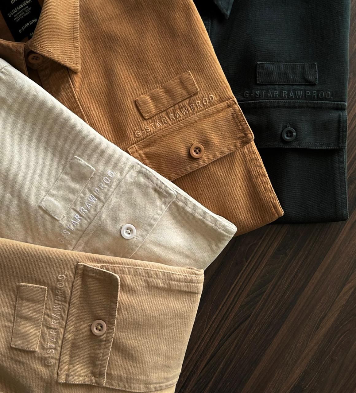 Utility Luxe Denim Work Shirts