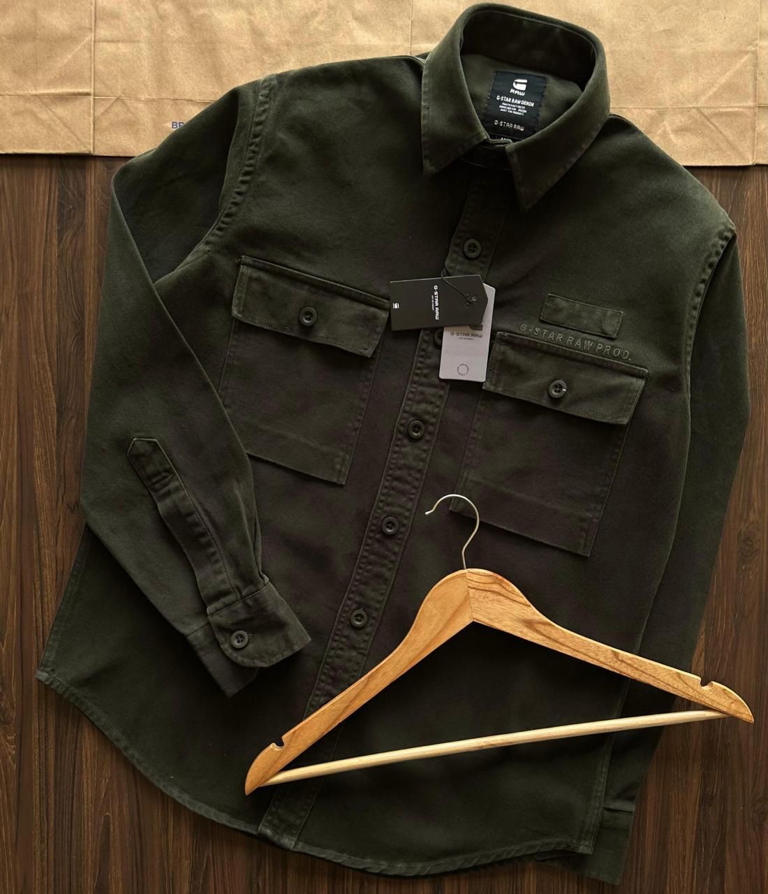 Utility Luxe Denim Work Shirts
