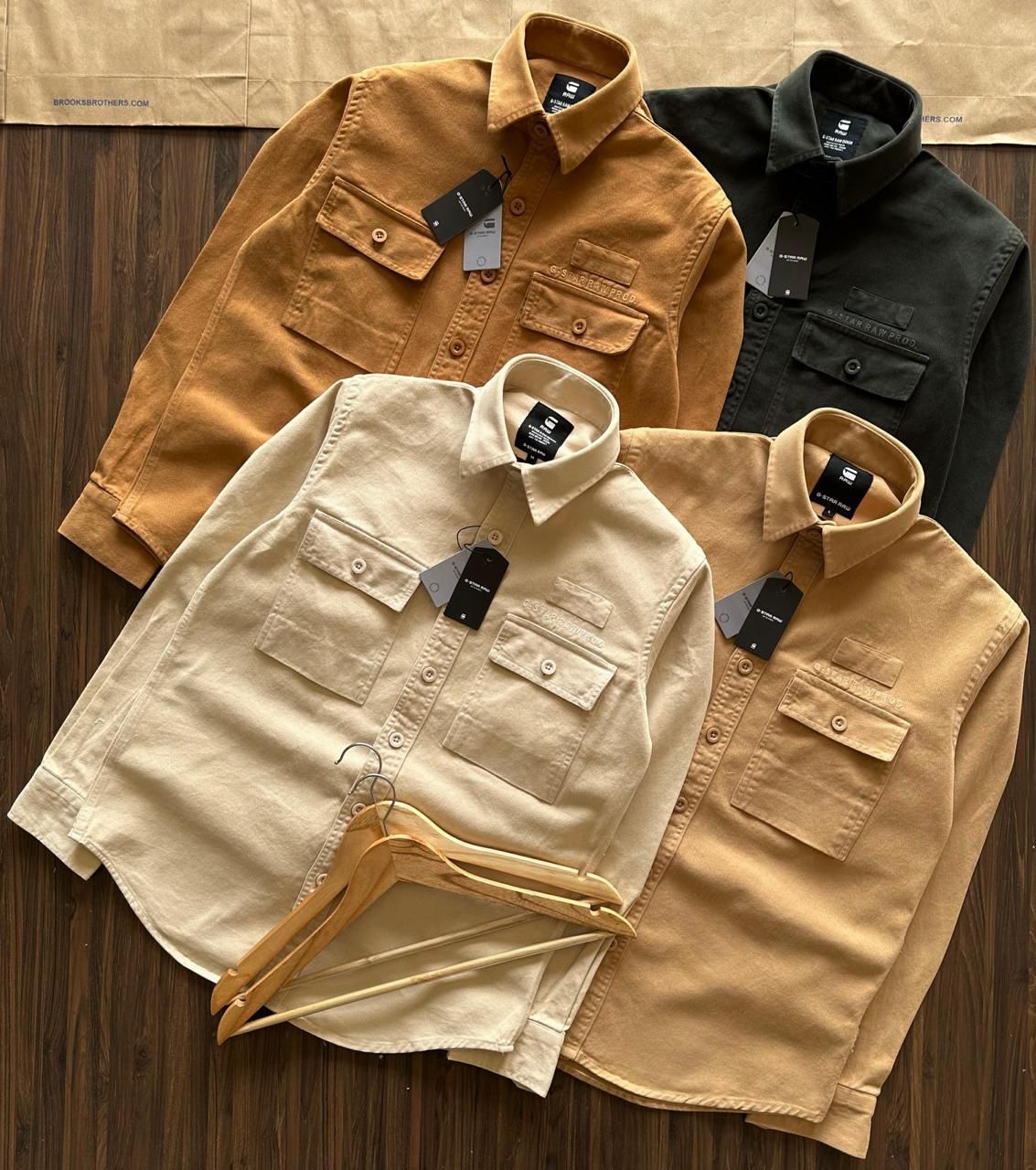 Utility Luxe Denim Work Shirts