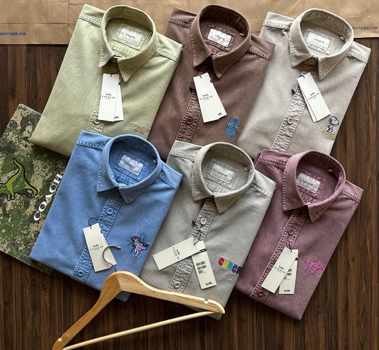 Signature Embroidered Luxe Casual Shirts
