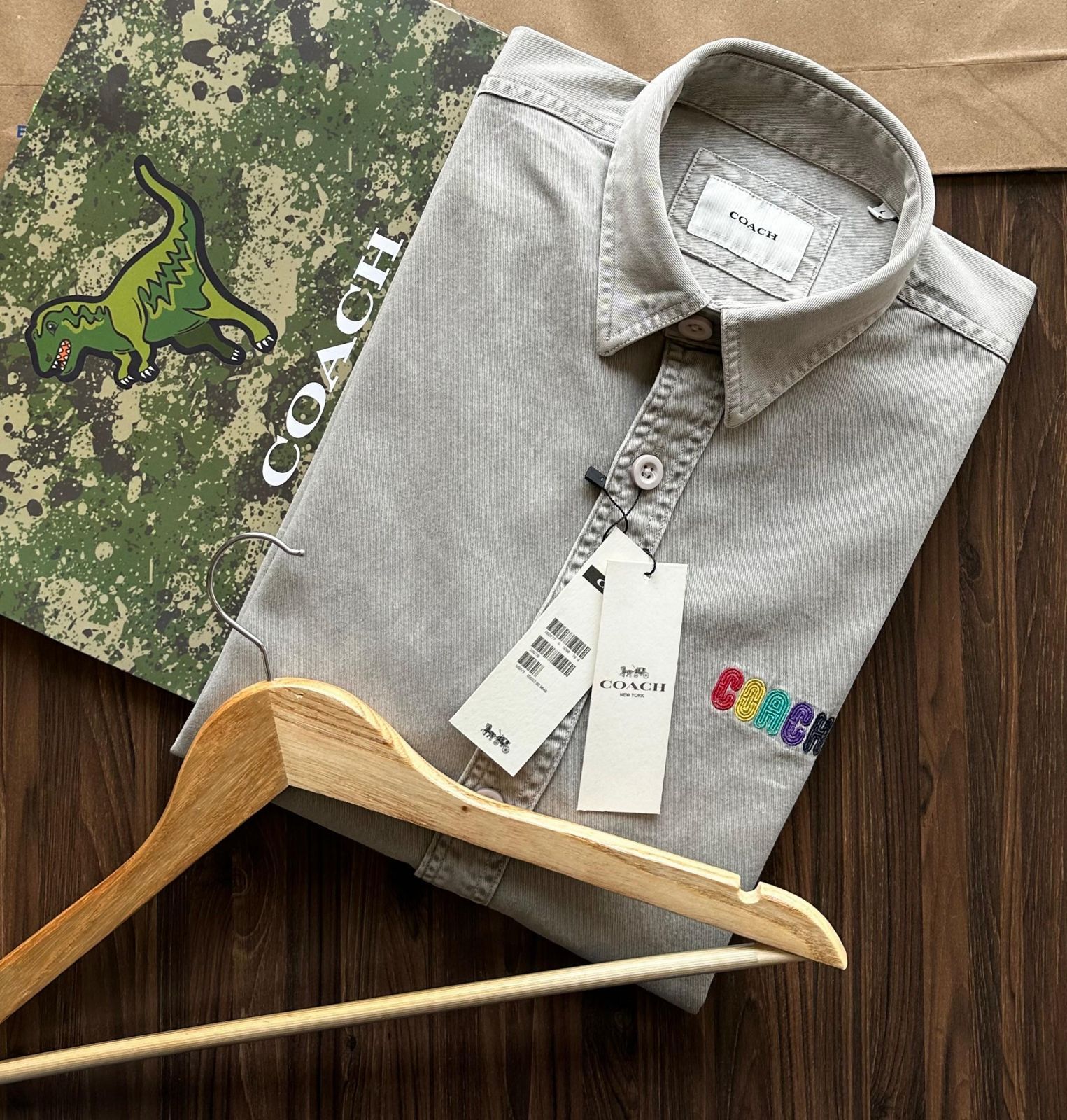 Signature Embroidered Luxe Casual Shirts