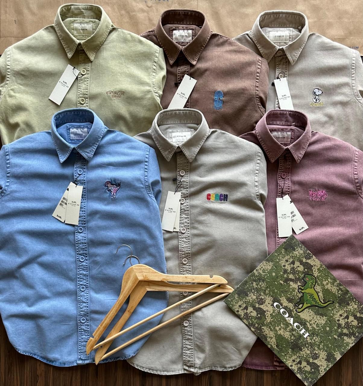 Signature Embroidered Luxe Casual Shirts