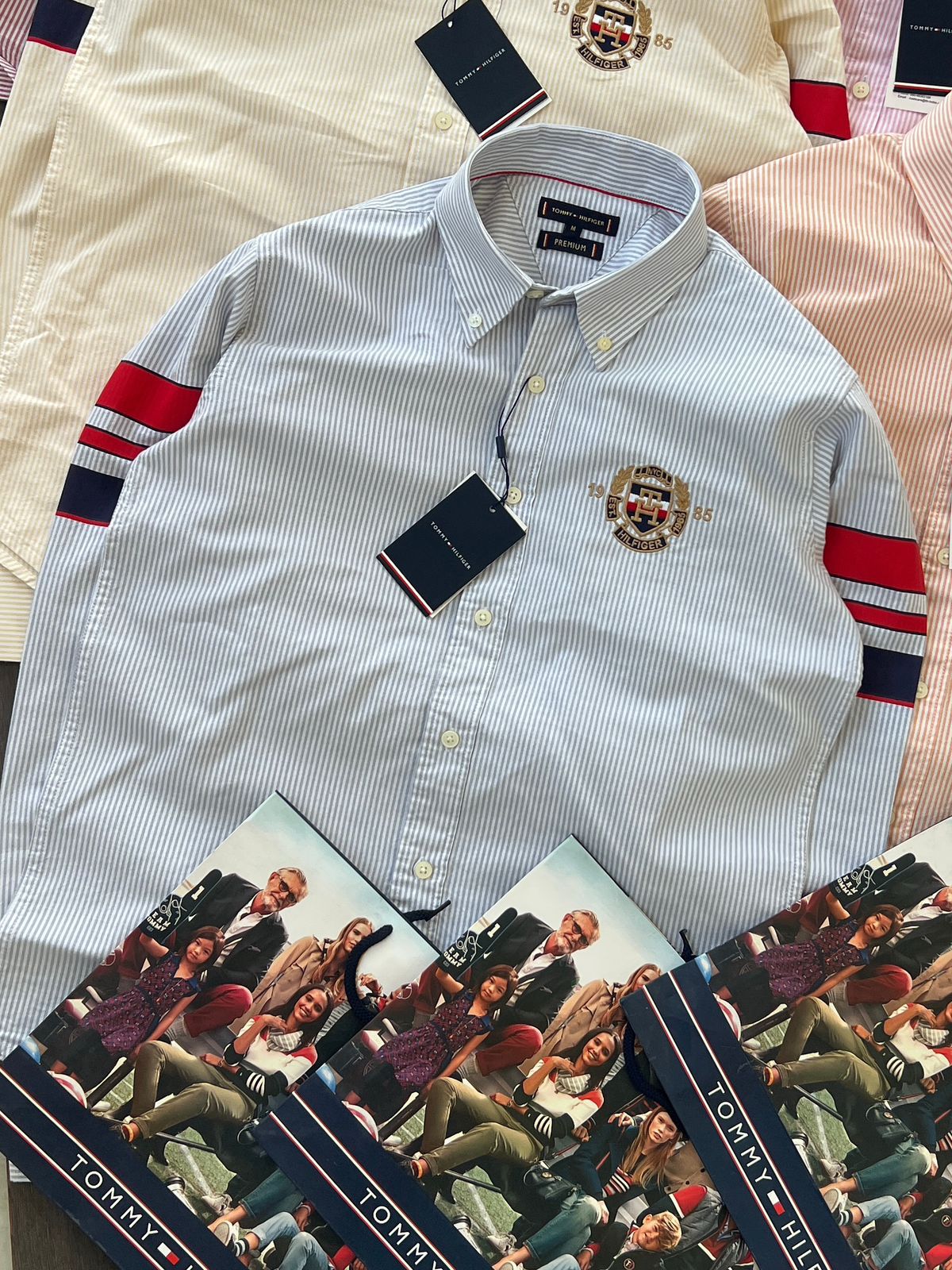 Heritage Stripe Crest Formal Shirt