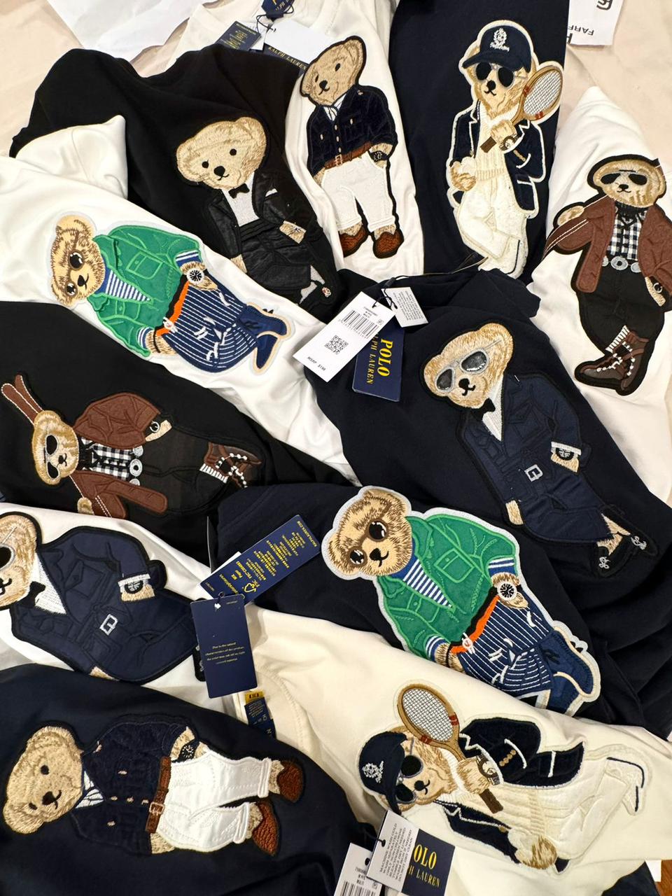 Premium Bear Embroidery Oversized T-Shirt