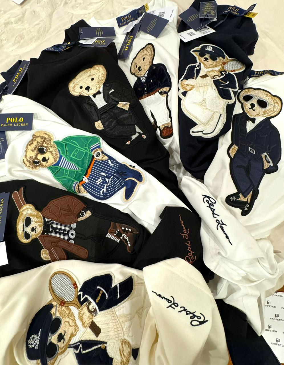 Premium Bear Embroidery Oversized T-Shirt