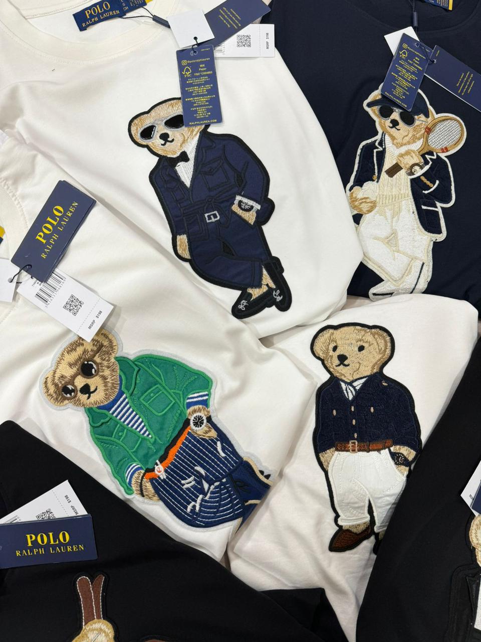 Premium Bear Embroidery Oversized T-Shirt