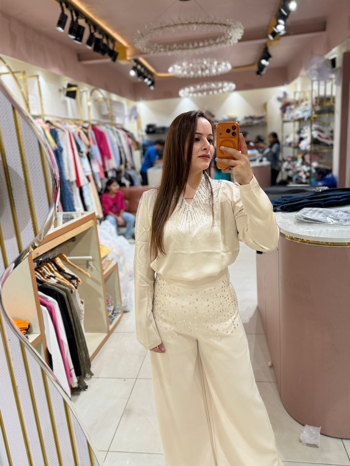 Luxe Stone Embellished Co-Ord Set