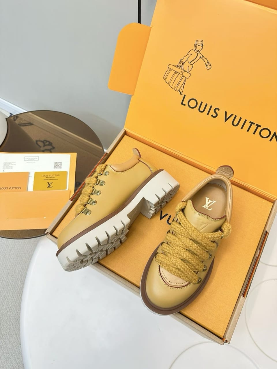 Luxury Chunky Derby Sneakers