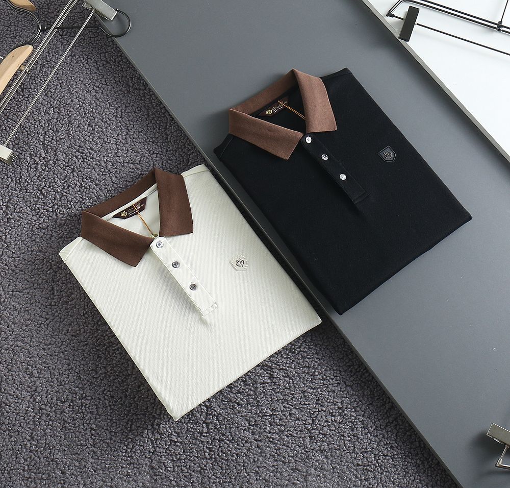 Premium Contrast Collar Polo T-Shirt