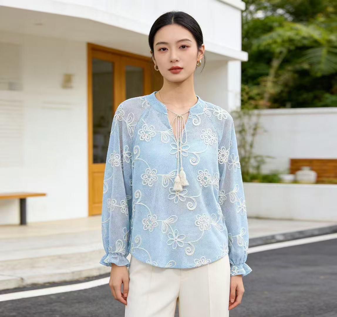 Blossom Crochet Luxe Top