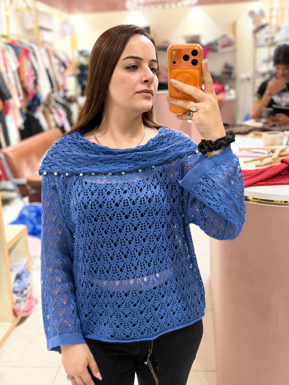 Pearl Grace Crochet Top