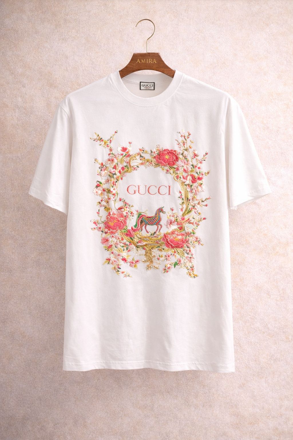 Royal Bloom Oversized Tee