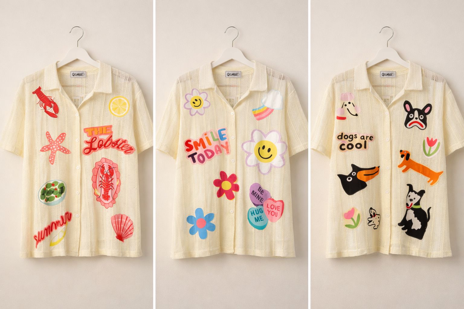 Summer Pop Crochet Shirt