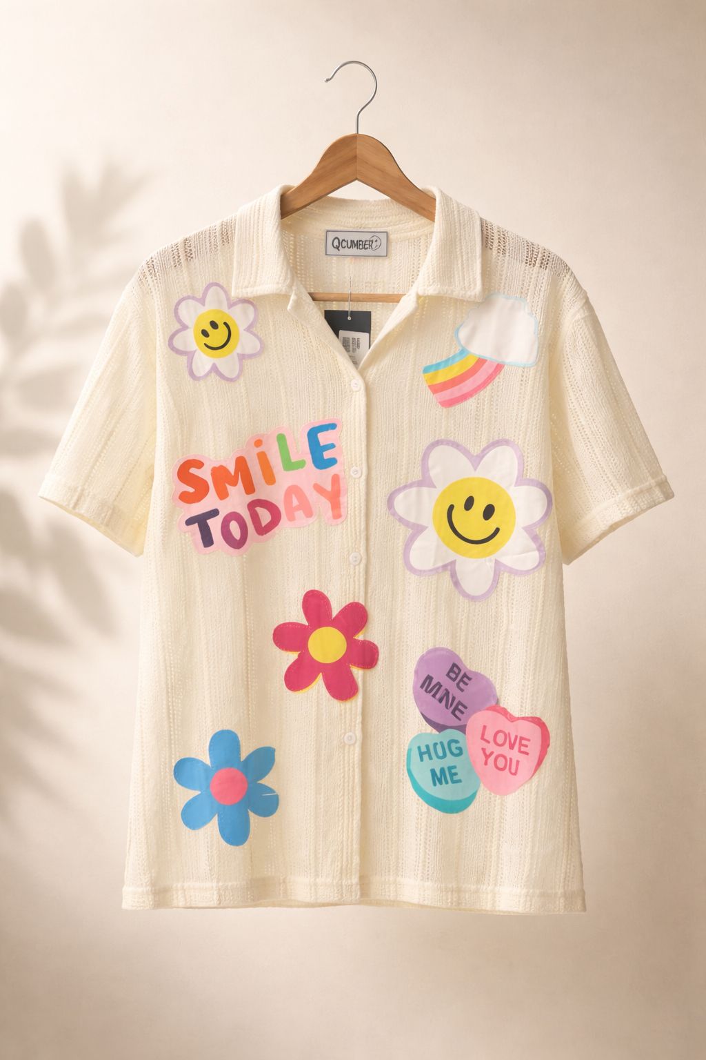 Summer Pop Crochet Shirt