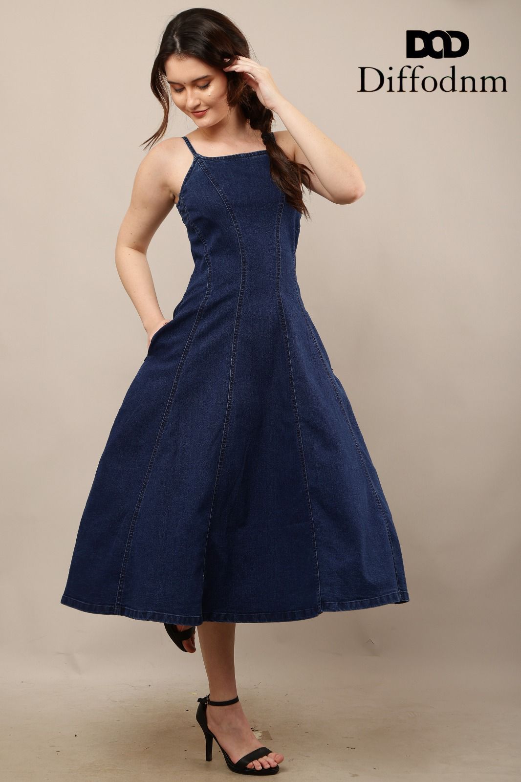 Denim Muse Flare Dress