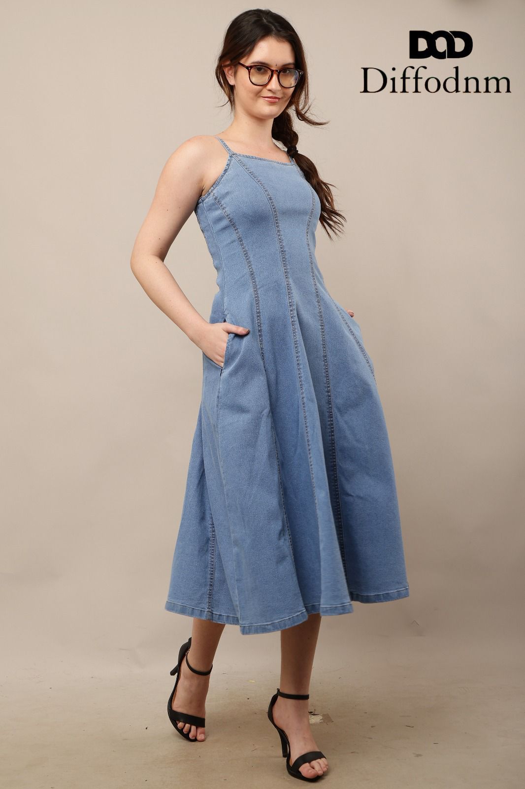 Denim Muse Flare Dress