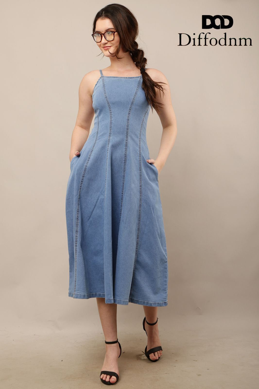 Denim Muse Flare Dress