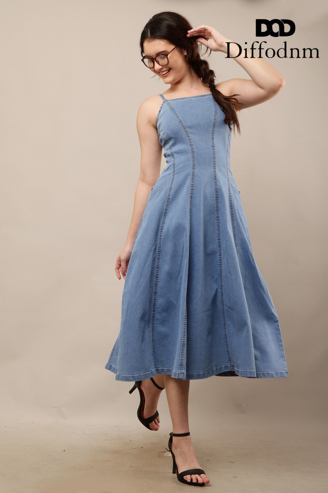 Denim Muse Flare Dress