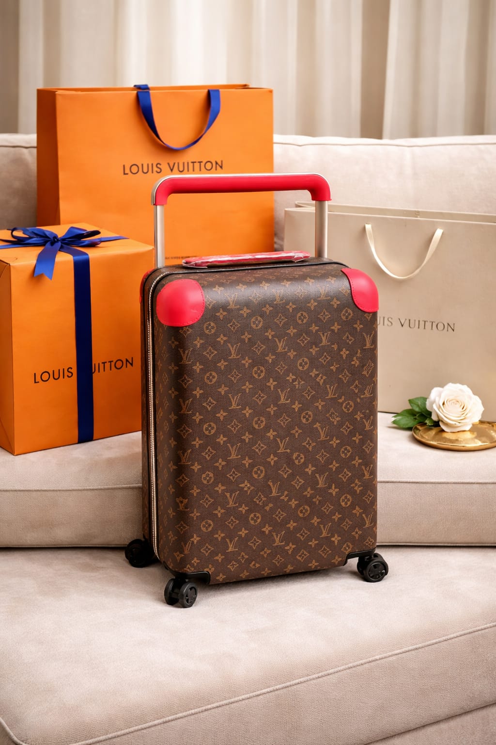 Voyager Monogram Cabin Trolley – Multi Accent Edition