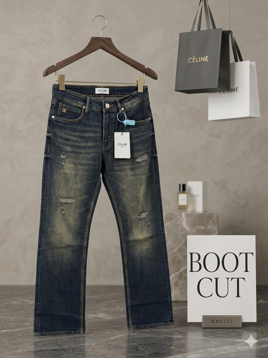 Premium Distressed Bootcut & Straight Fit Denim Collection