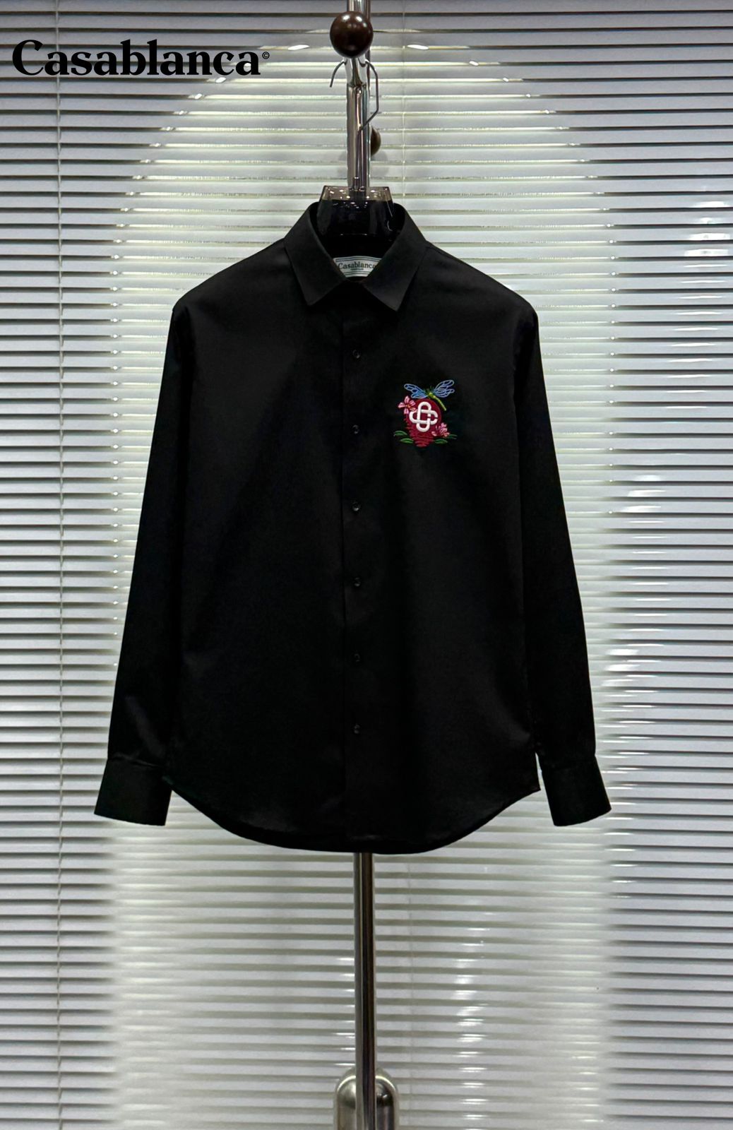 Signature Embroidered Cotton Shirt