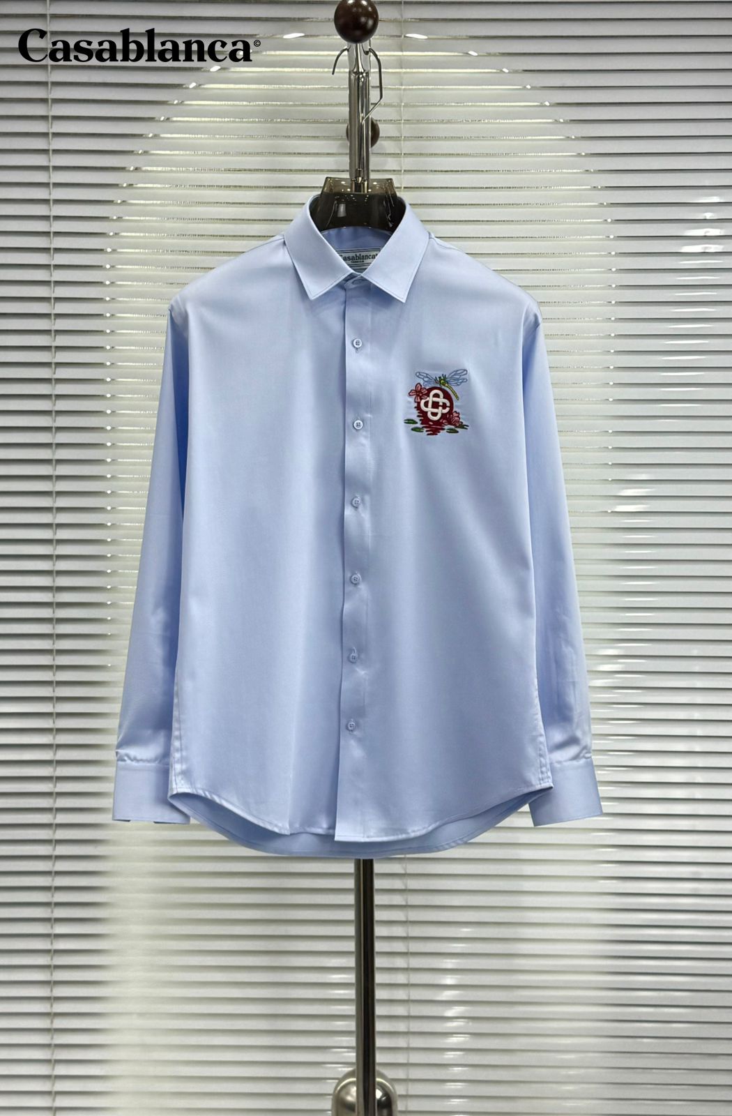 Signature Embroidered Cotton Shirt