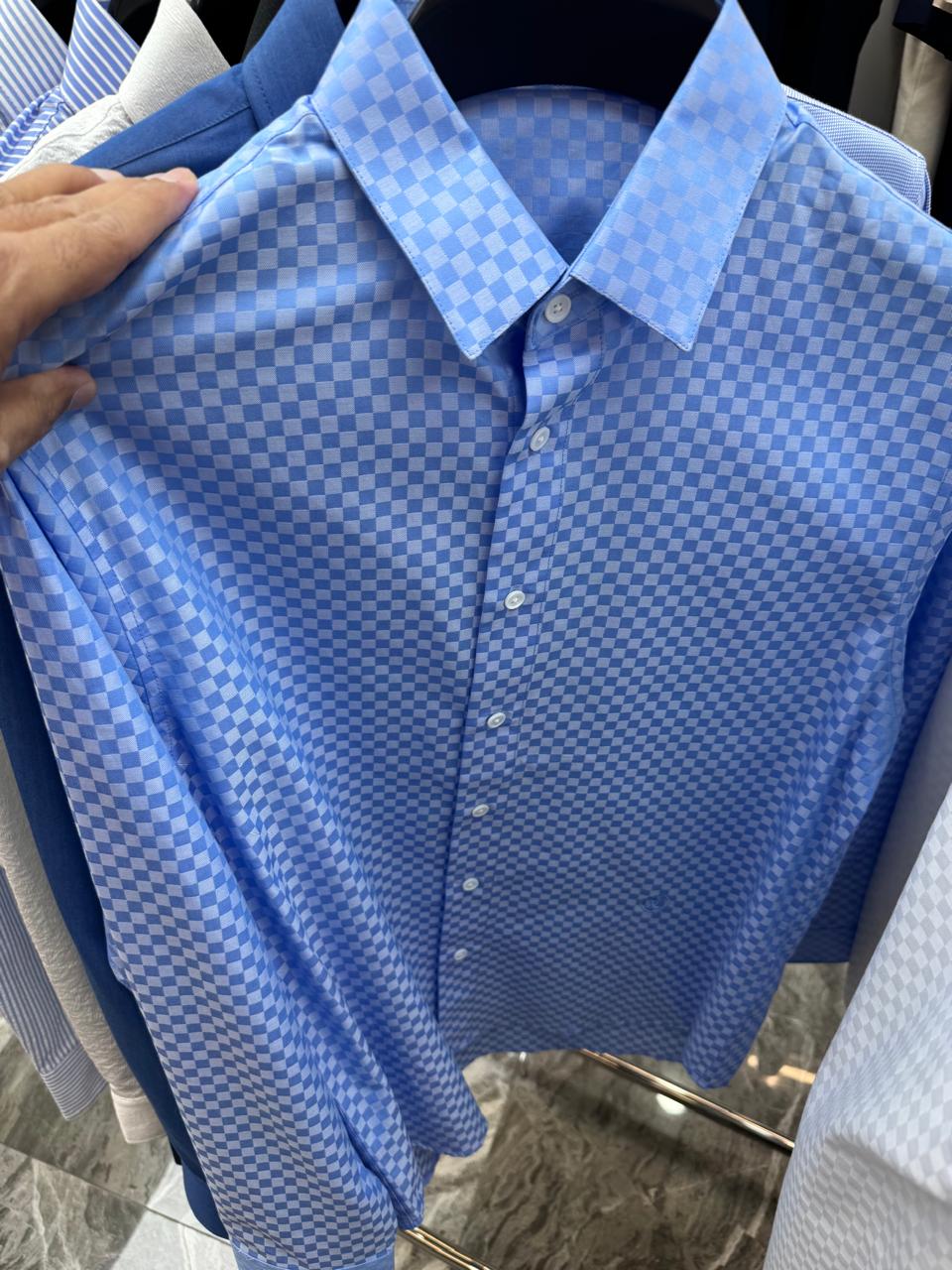 Premium Monogram Weave Shirt – Turkish Edition