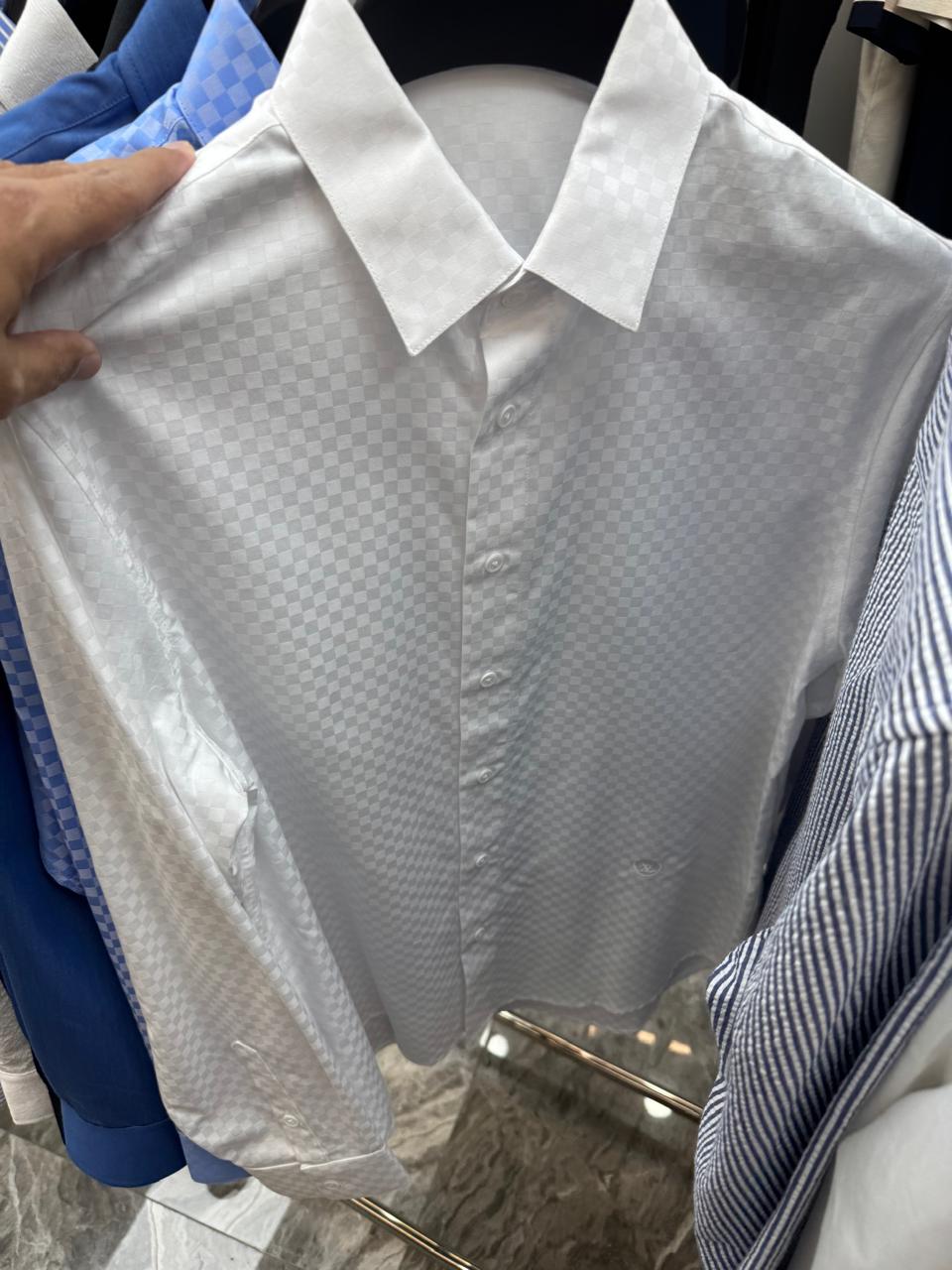 Premium Monogram Weave Shirt – Turkish Edition