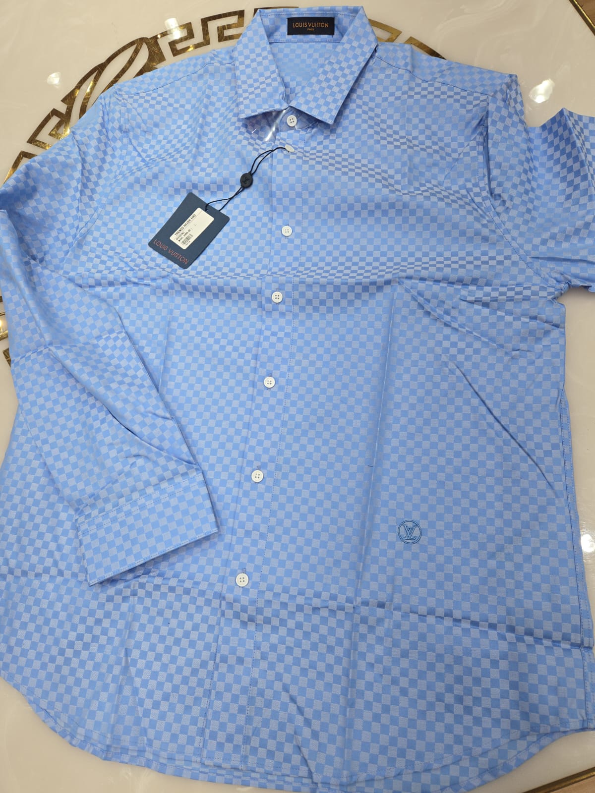 Premium Monogram Weave Shirt – Turkish Edition