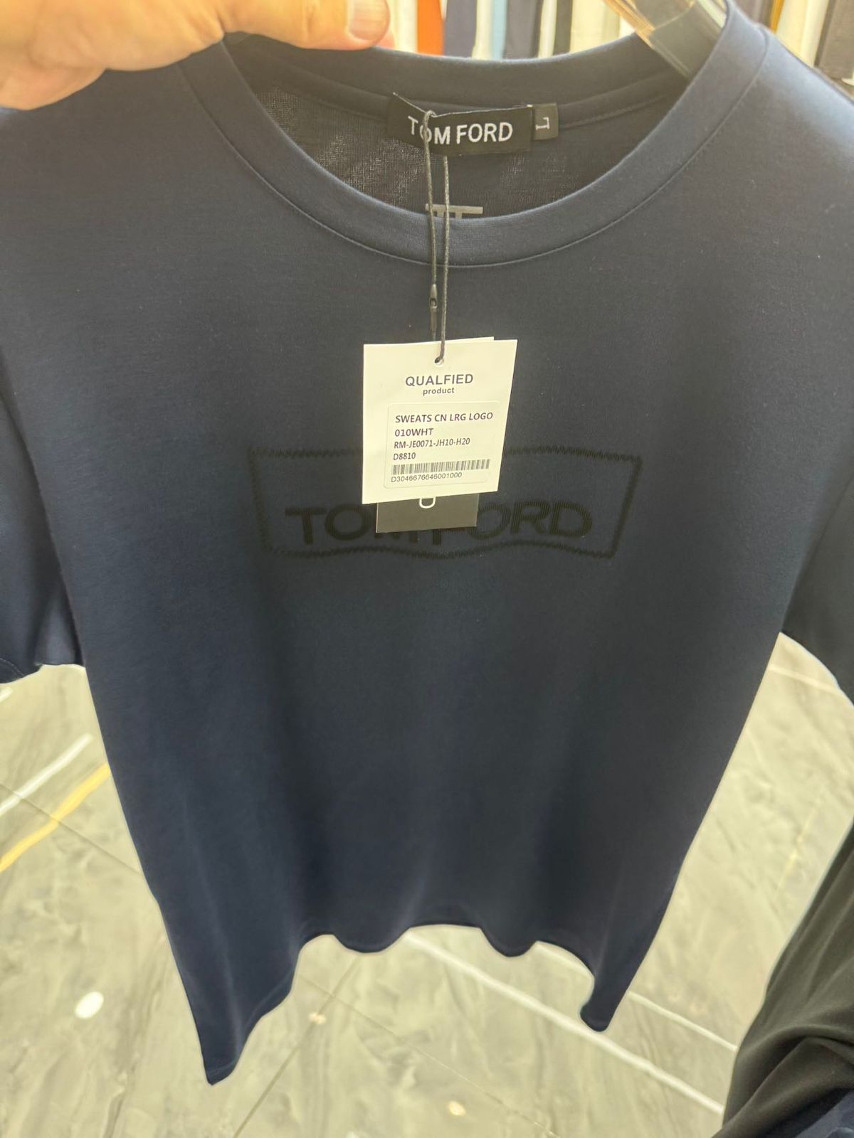 Luxury Embossed Logo T-Shirt – Signature Premium Edition