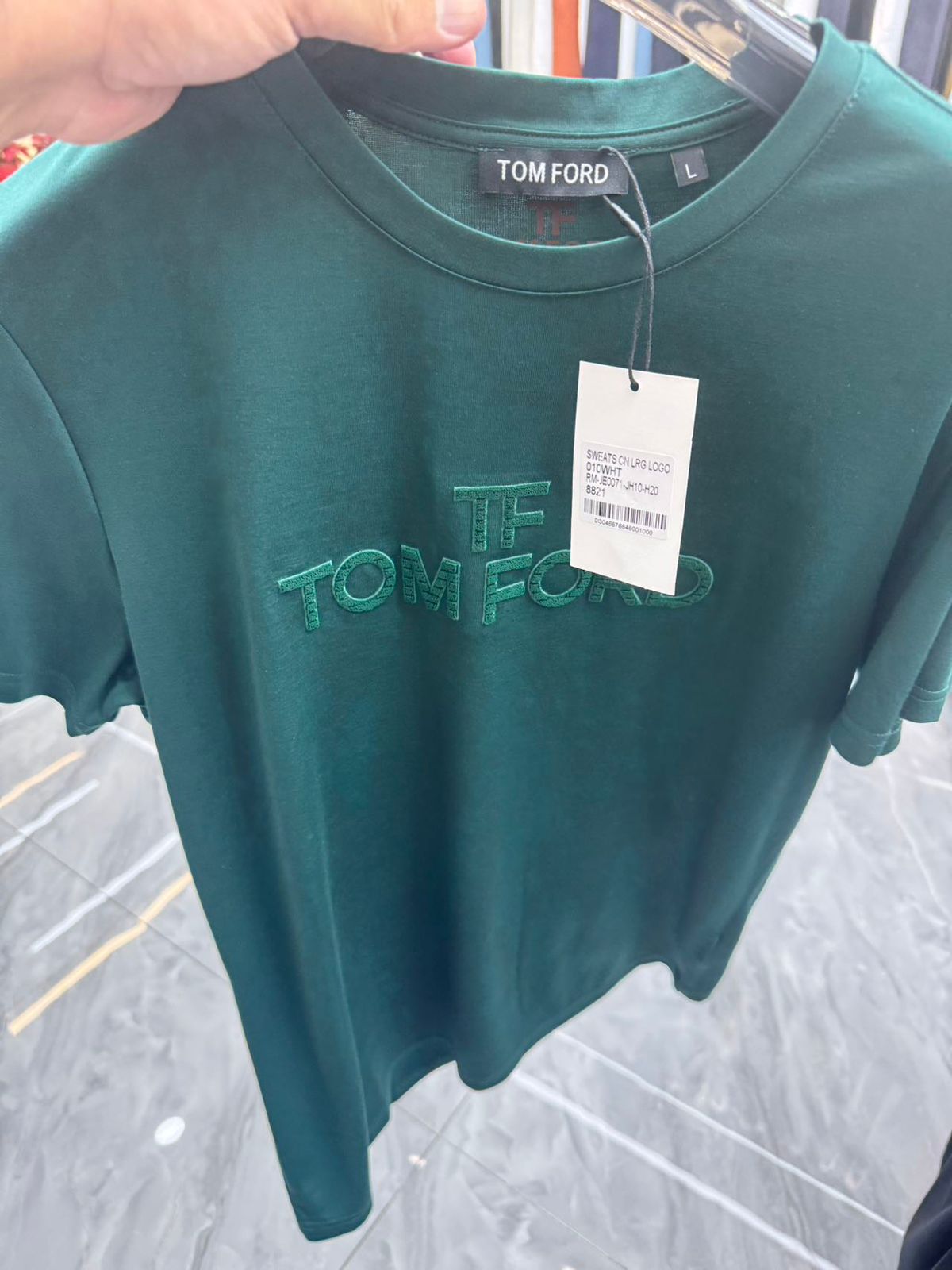 Luxury Embossed Logo T-Shirt – Signature Premium Edition