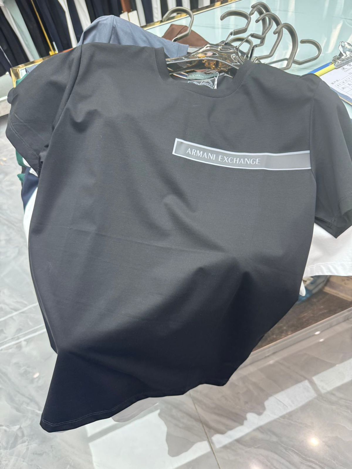 Premium Linear Logo T-Shirt – Minimal Luxe Edition