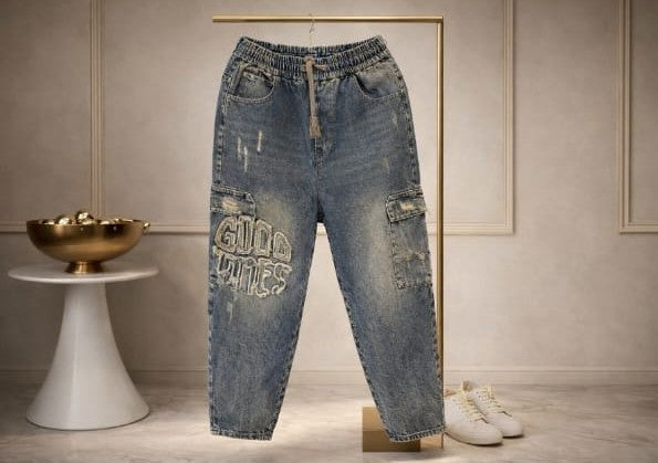 Urban Cargo Baggy Denim – Street Utility Edition