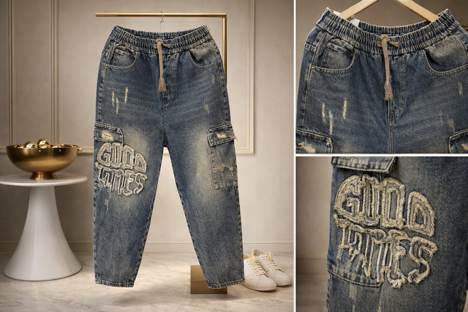 Urban Cargo Baggy Denim – Street Utility Edition