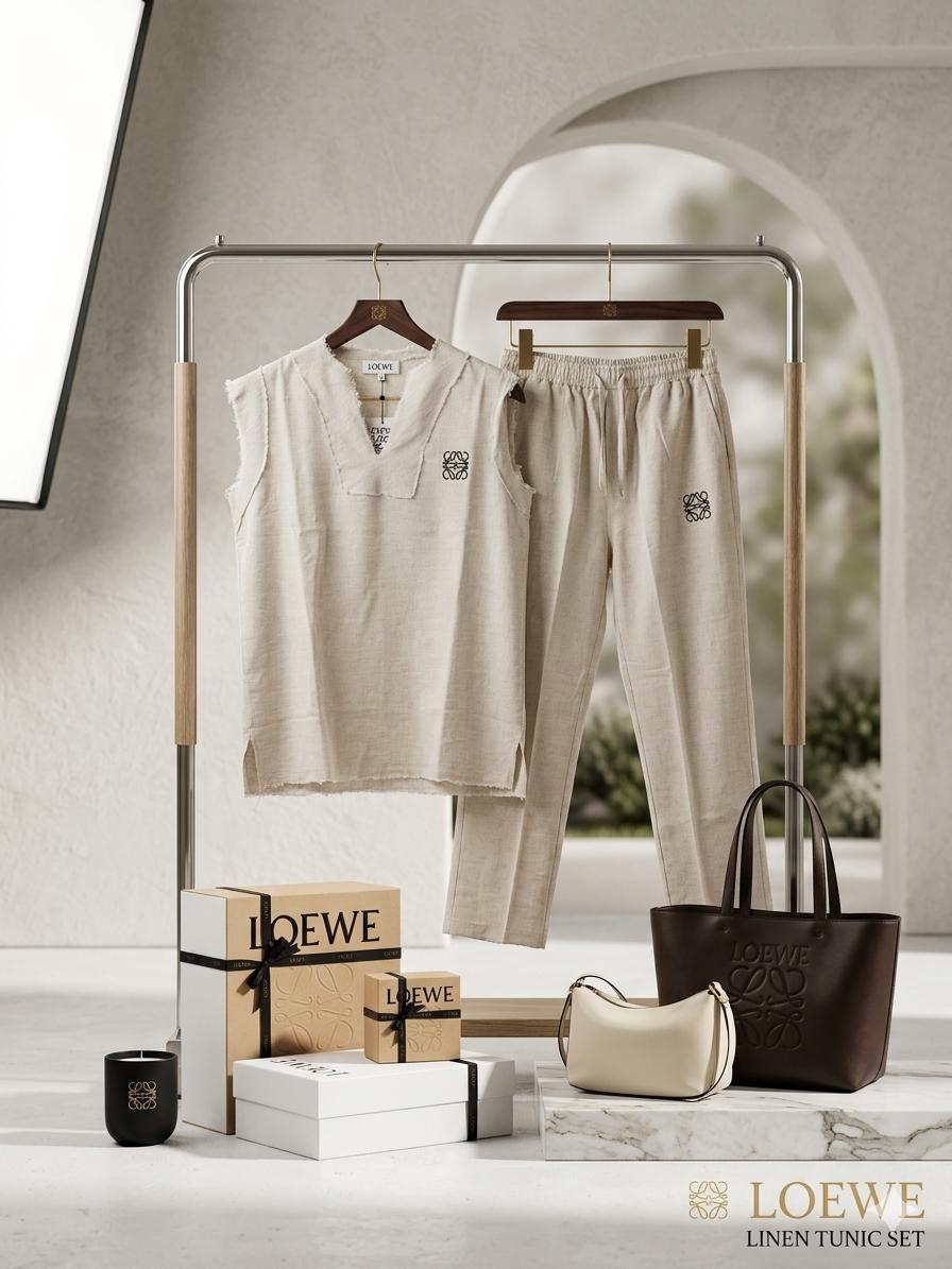 Luxe Linen Cordset – Summer Minimal Co-ord Edition