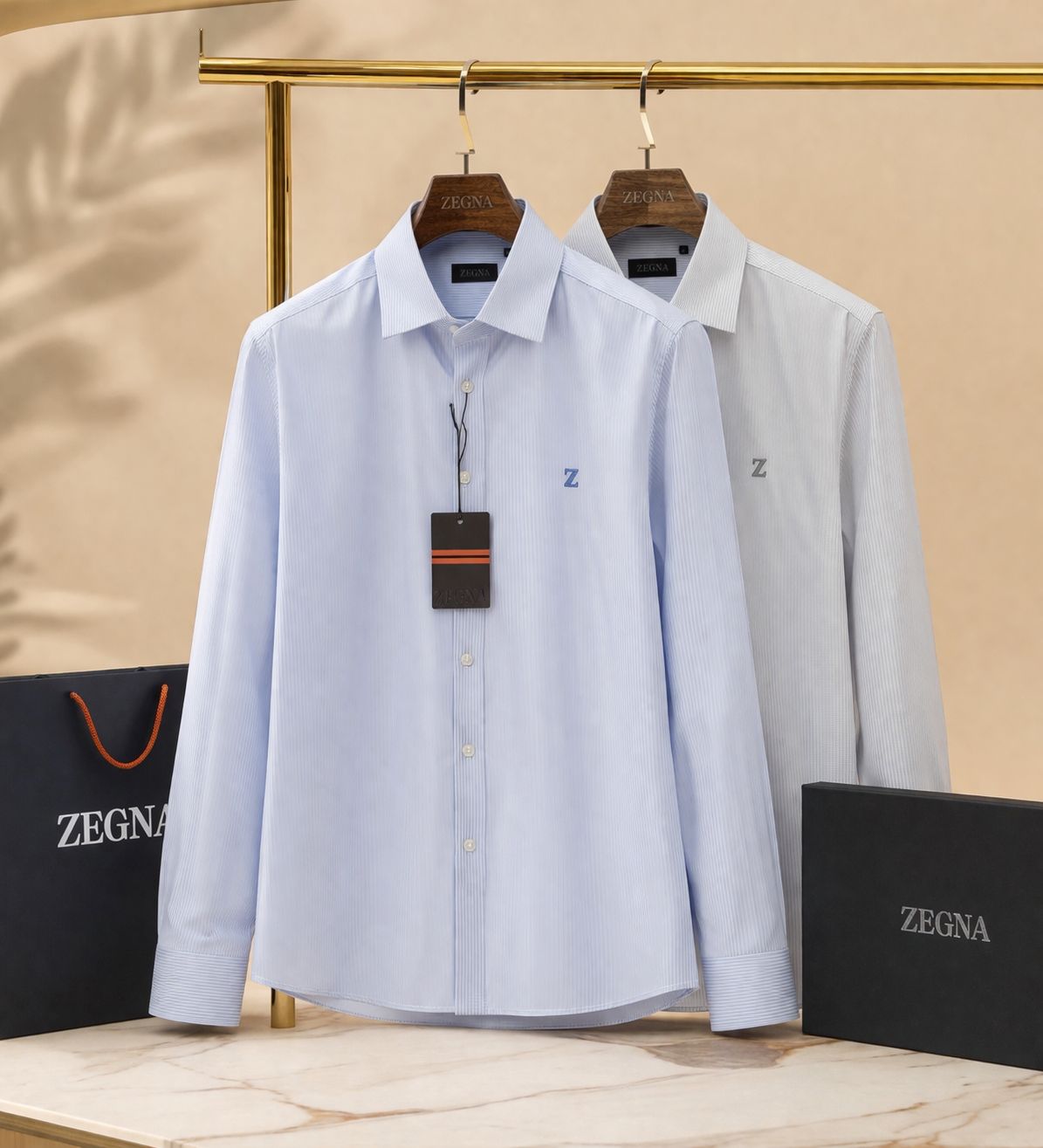 Signature Stripe Luxe Shirt – Premium Formal Edition