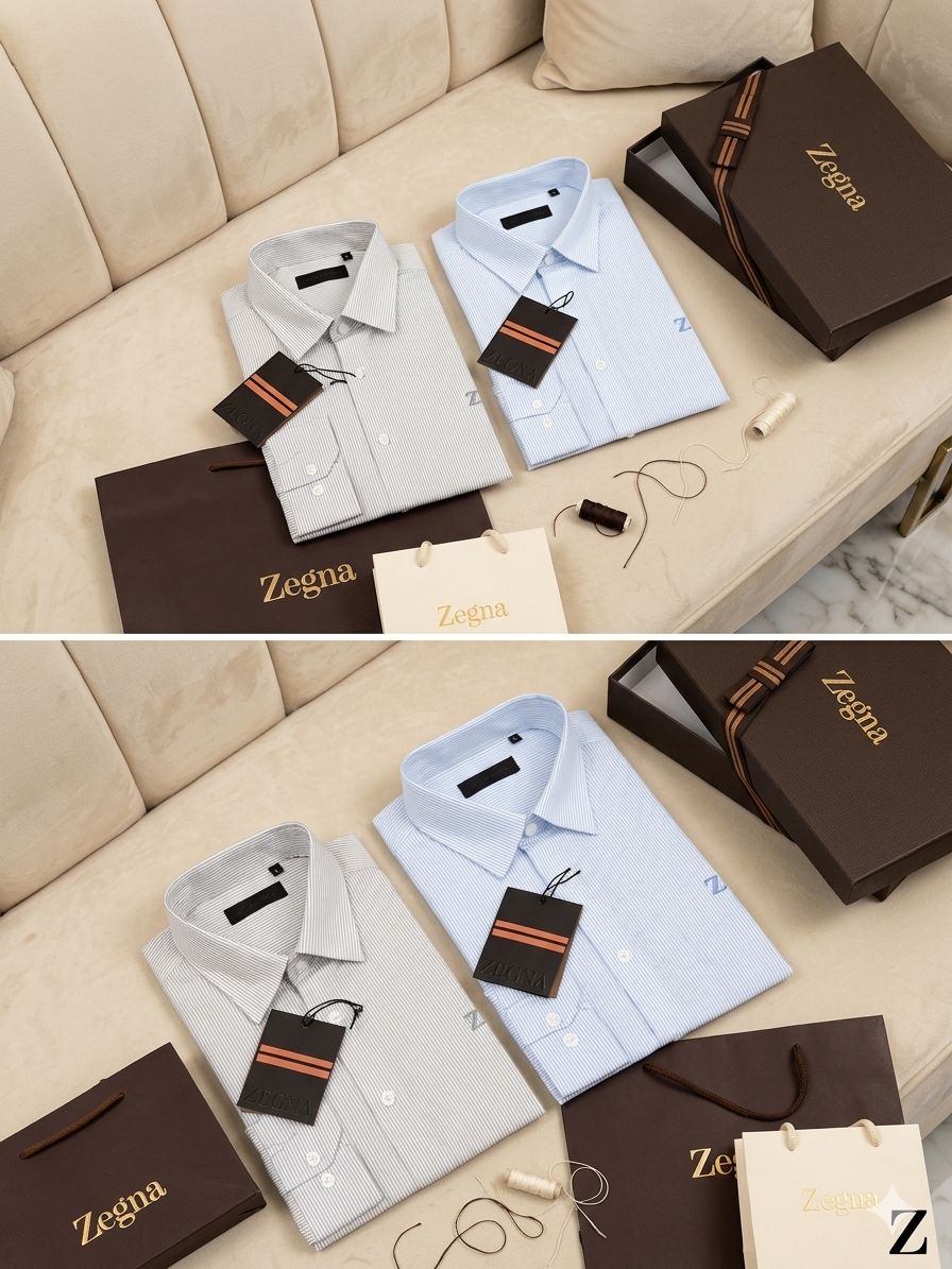 Signature Stripe Luxe Shirt – Premium Formal Edition