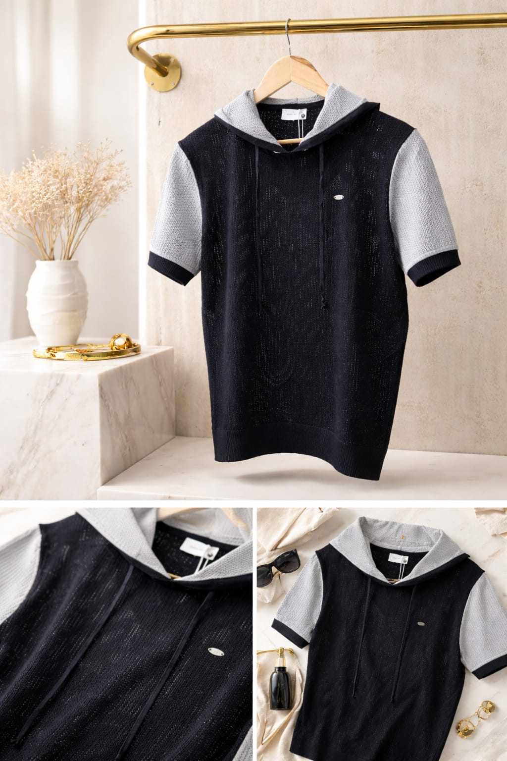 Air Knit Hoodie Tee – Premium Summer Street Edition