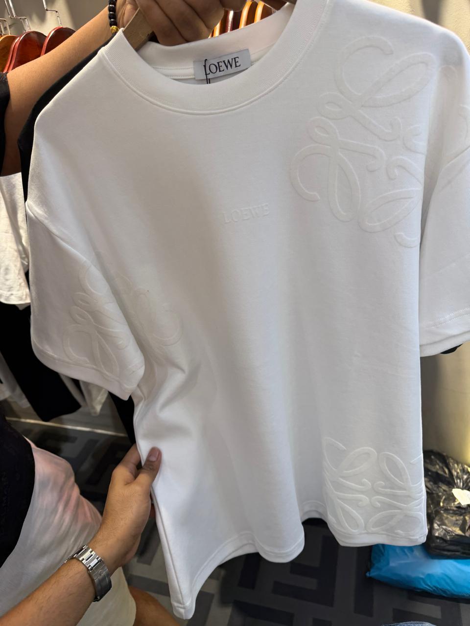 Luxe Flock Print Tee – Signature Edition
