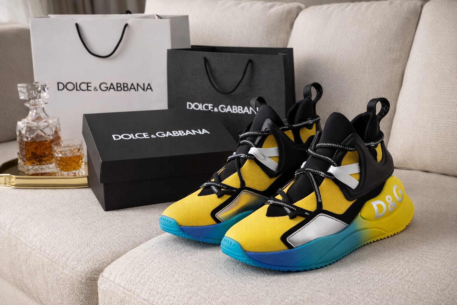 Luxury Gradient Runner Sneakers