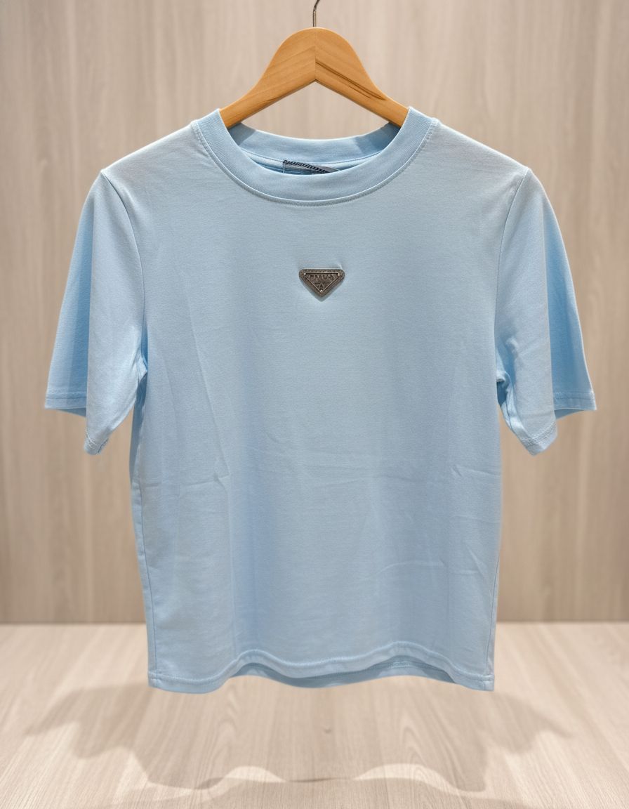 Minimal Metal Logo Tee