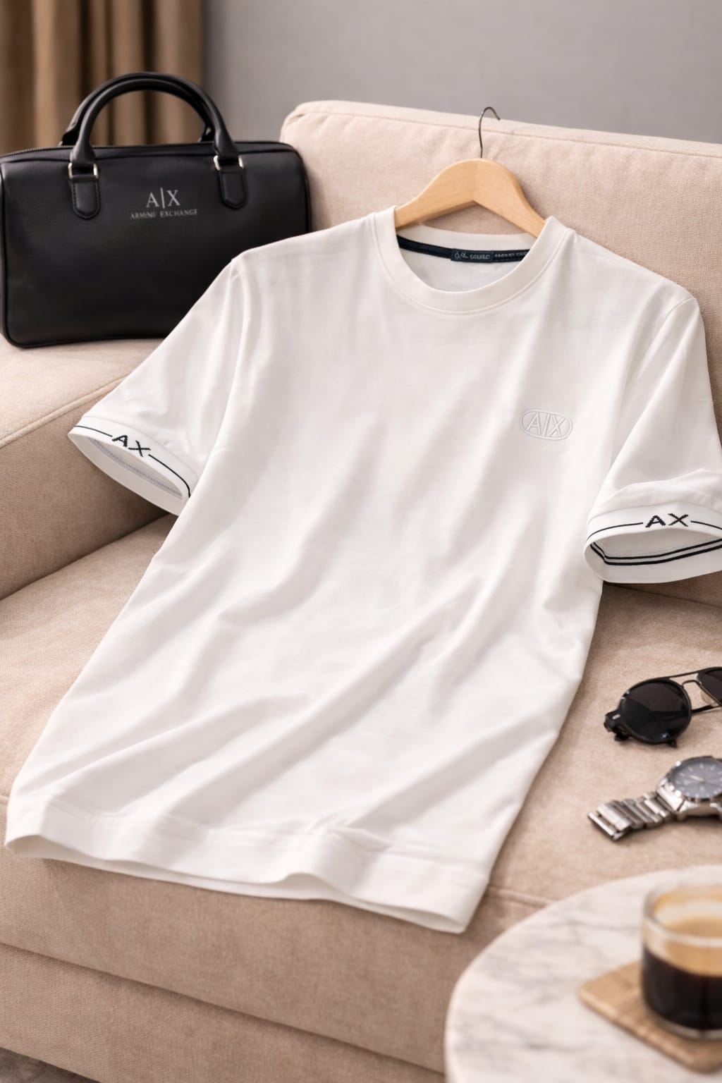 Elite Minimal Luxe Tee – Signature Trim Edition