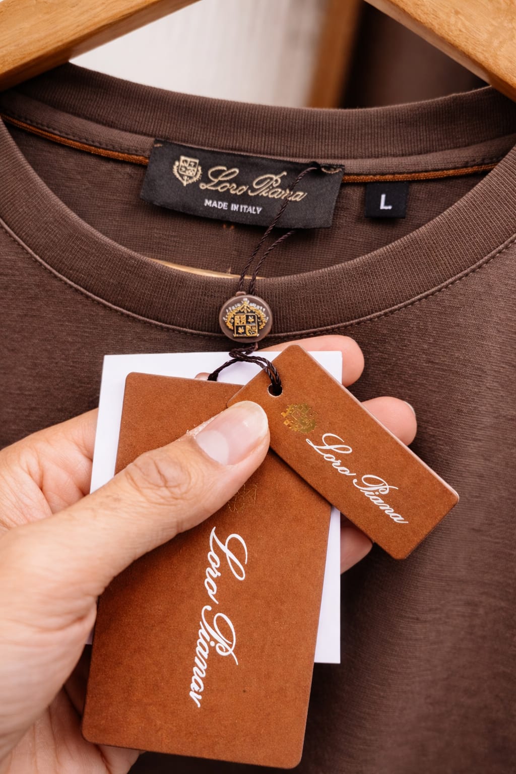 Signature Luxe Minimal Tee – Heritage Script Edition