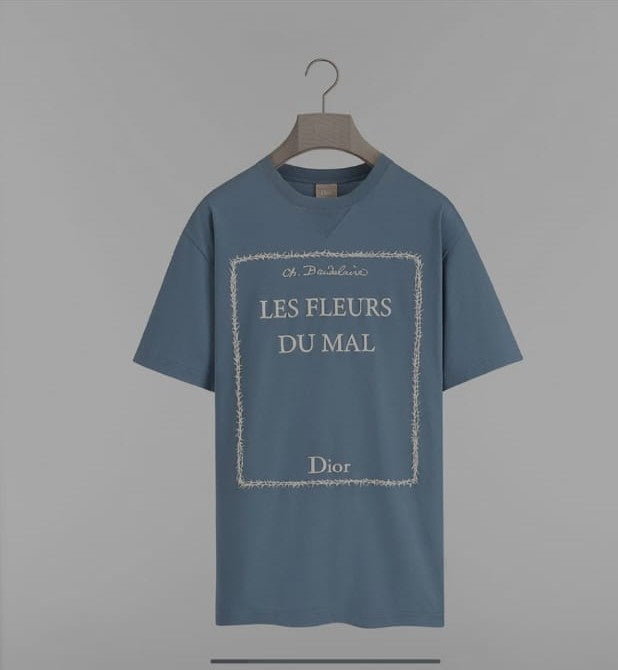 Poetique Luxe Embroidered Tee – Vintage Script Edition