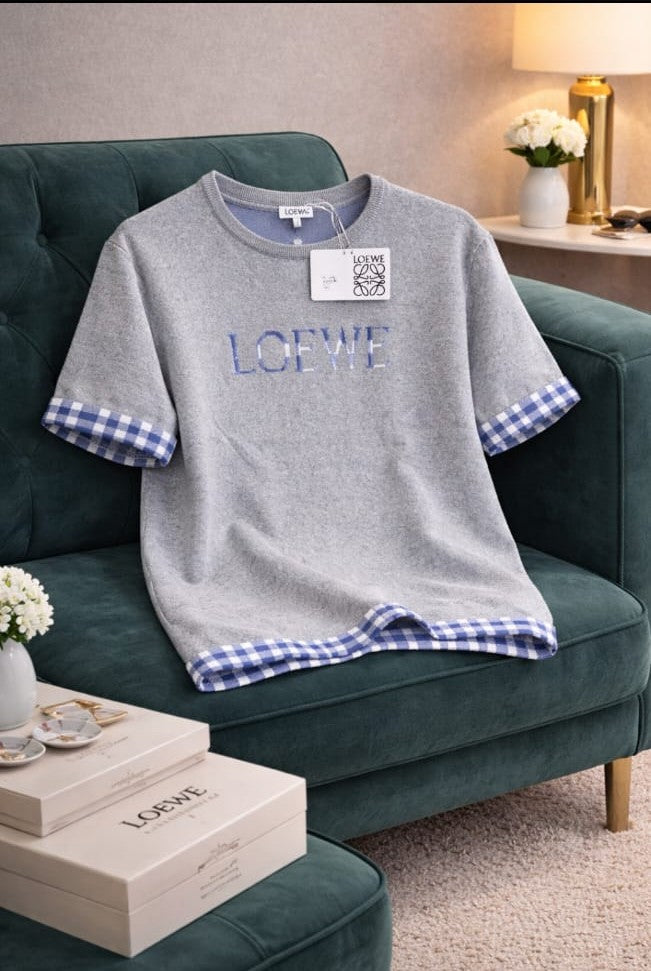 Heritage Check Luxe Tee – Signature Trim Edition