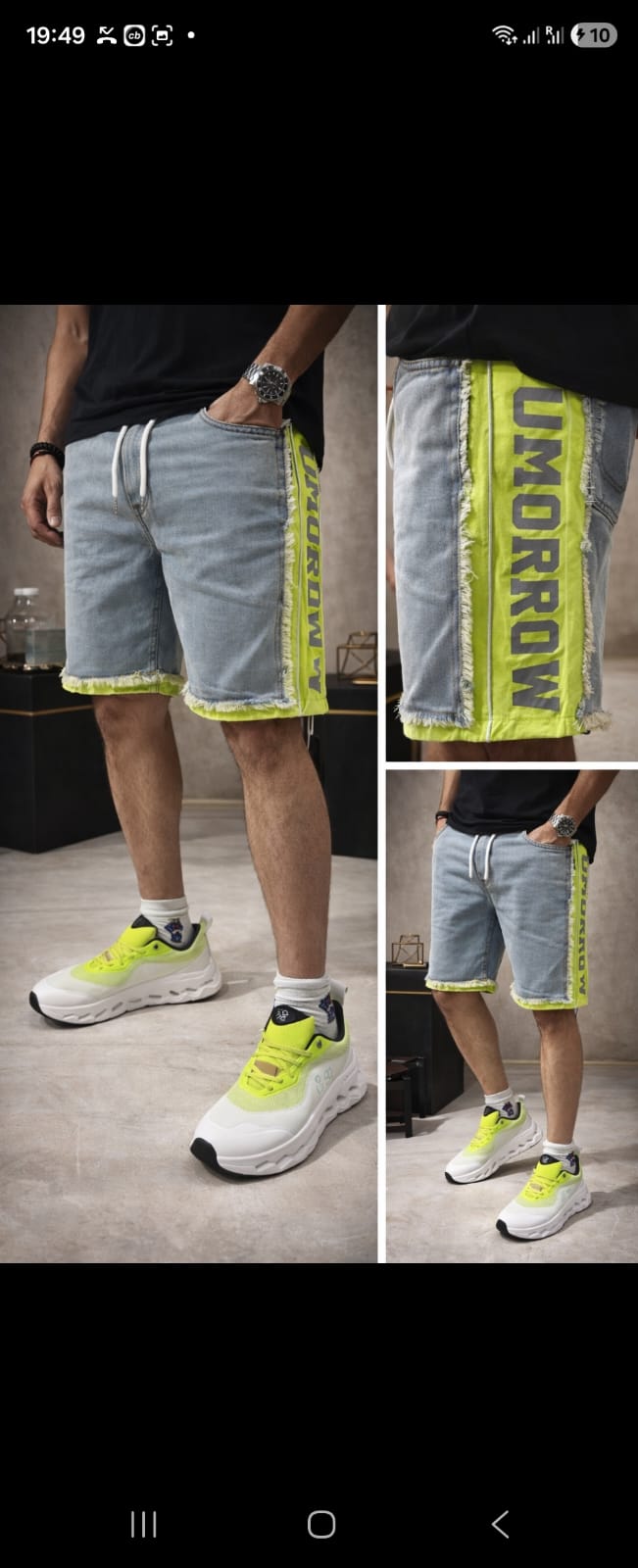 Urban Edge Panel Denim Shorts – Street Luxe Edition