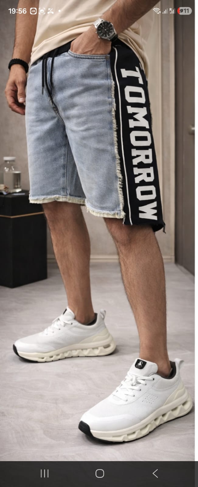 Urban Edge Panel Denim Shorts – Street Luxe Edition