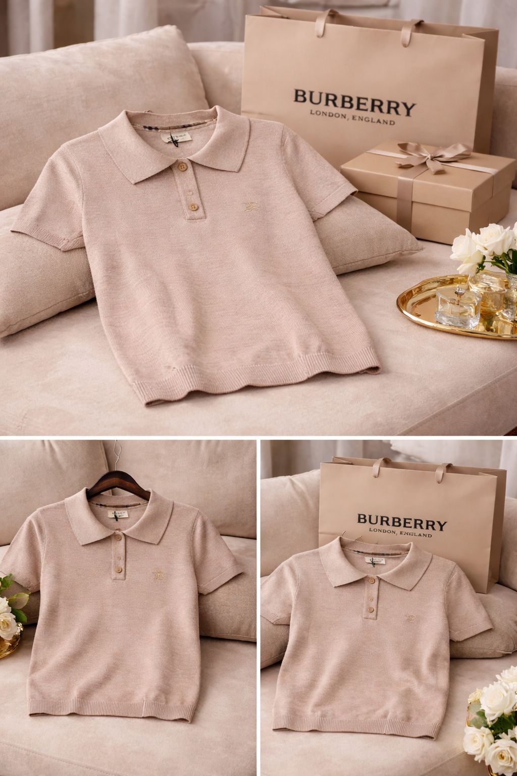 Signature Knit Polo Top – Women’s Luxe Edition
